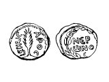 Coin of Felix, under Nero 54-68 AD
